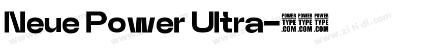 Neue Power Ultra字体转换 Neue Power Ultra字体转换